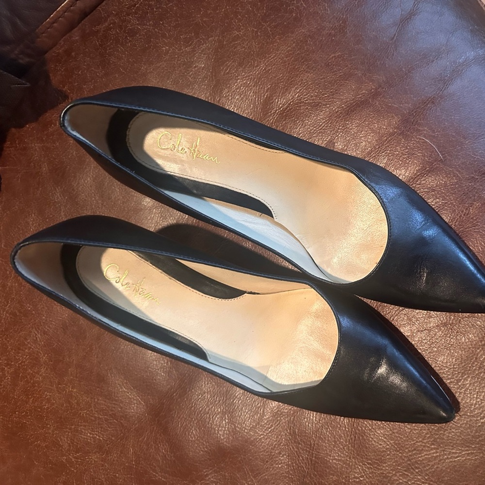 Cole Haan navy blue Leather Women's Shoes